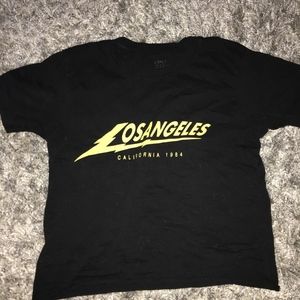 Black And Yellow Brandy top